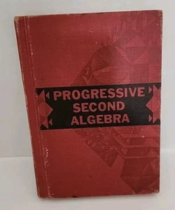 Progressive zweite Algebra zweite Auflage 1943 Webster Wells Walter W Hart - Bild 1 von 5