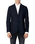 Mulish Buttoned Long Sleeve Blazer with Front Pockets  -  Blazers  - Blue