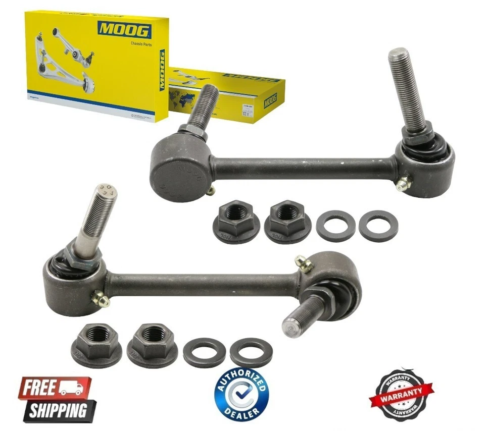 NUEVO MOOG Juego de 2 piezas de eslabones de barra estabilizadora de suspensión delantera para Toyota Tacoma 05-19 Foto 1 de 1