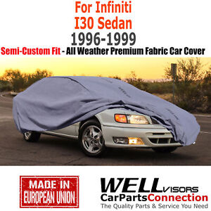 WellVisors Durable All Weather Car Cover For 1996-1999 Infiniti I30 Sedan