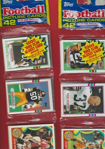 Topps Year 1989 Picture cards Tri Pack Tüte 42 Karten US Football Set - Bild 1 von 1