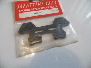 VINTAGE SABATTINI S267  3 mm Rear Carbon Shock Tower Thunder Tiger TS2 / TS4  - Picture 1 of 1