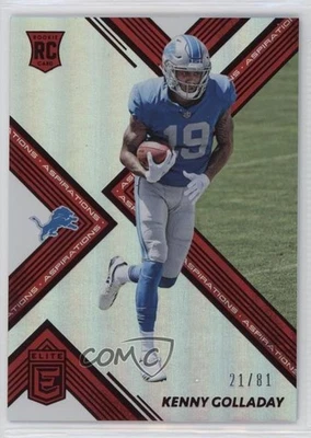 2017 Donruss Elite Rookies Aspirations /81 Kenny Golladay #193 Rookie RC - Image 1 of 2