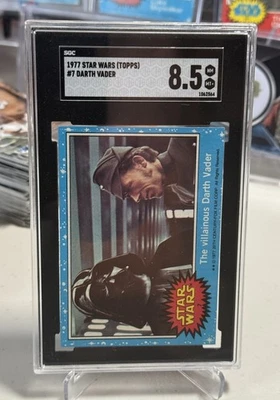 1977 Topps Star Wars #7 The Villainous Darth Vader - SGC 8.5 - Image 1 of 2