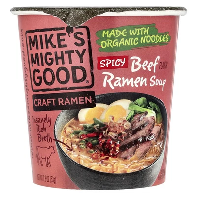 Ramen artesanal, sopa de ramen con sabor a carne picante, 1,8 oz (53 g) Foto 1 de 2