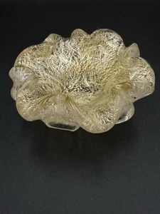 Murano Mid Century Modern Vintage Hand Blown Studio Art Glass Ashtray - Picture 1 of 6