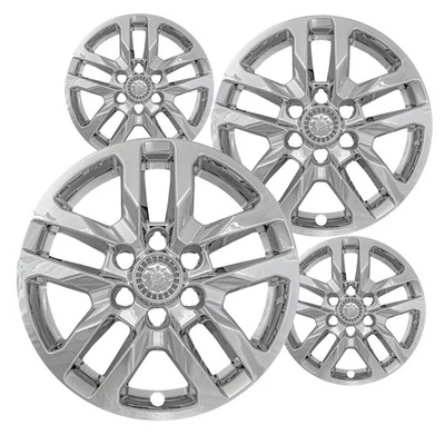 Impostor Chrome 18 Inch Wheel Skins Set of 4 for Chevrolet Silverado Tahoe Foto 1 de 4