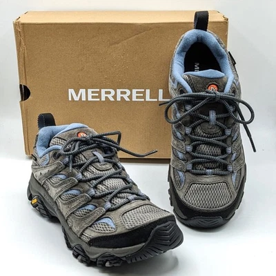 Merrell "Moab 3 WP" Women’s Waterproof Stability Hiking & Work Shoe (Granite) - Image 1 of 4