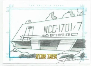 Star Trek TOS Art & Images Sketch Card The Galileo Seven by Scott Rosema - Picture 1 of 2