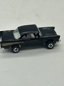 Vintage Zylmex '57 Chevy Hardtop P355 Black Doors Open Made In Hong Kong - Picture 1 of 7