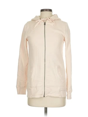 Sudadera con capucha J.Crew marrón con cremallera para mujer S Foto 1 de 4