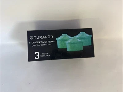 Turapur Hydrogen Water Pitcher Filters Maxtra Compatible 3 Filter Value Pack - Image 1 of 4