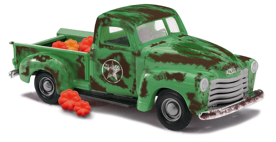 Busch 48240 Chevrolet Pickup, Pumpkin Truck 48240 H0 1:87 superb detail - Image 1 of 1