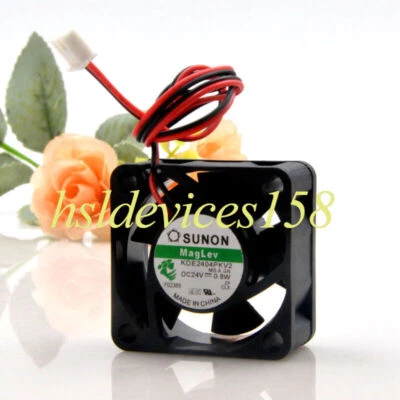 1pc SUNON KDE2404PKV2 4CM 4020 24V 0.8W 2-wire Inverter Cooling Fan - Image 1 of 3