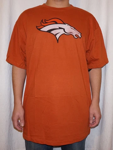 NWT Majestic Denver Broncos NFL Men's Pigment Dyed Big & Tall Team Logo T-Shirt Cover