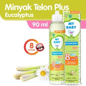 MY BABY Oil Plus Eucalipto Olio di Citronella Naturale Minyak Telon Bayi Anak 90ml - Foto 1 di 2