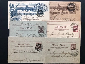 Mercur Correo Privado, 6 Cartas/Postales (R8-2-88 - Imagen 1 de 7