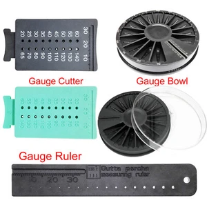 Dental Gutta Percha Points Root File Gauge Cutter Ruler Plate Tray Measure Ruler - Picture 1 of 23
