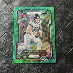 2023 Panini Prizm Football Trevor Lawrence Green Wave SP Prizm #139 Jaguars - Picture 1 of 4