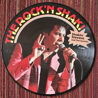 Shakin Stevens and The Sunsets The Rock'n Shaki Rare 12 inch Vinyl Picture Disc - Image 1 of 2