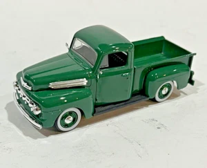 Denver Diecast 1:48 Scale 1951 Ford Pickup Green CHROME RIMS White Wall Tires - Picture 1 of 6