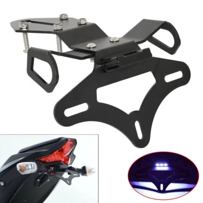 Soporte de matrícula eliminador guardabarros trasero Fit Kawasaki Ninja ZX-10R 16-21 Foto 1 de 4