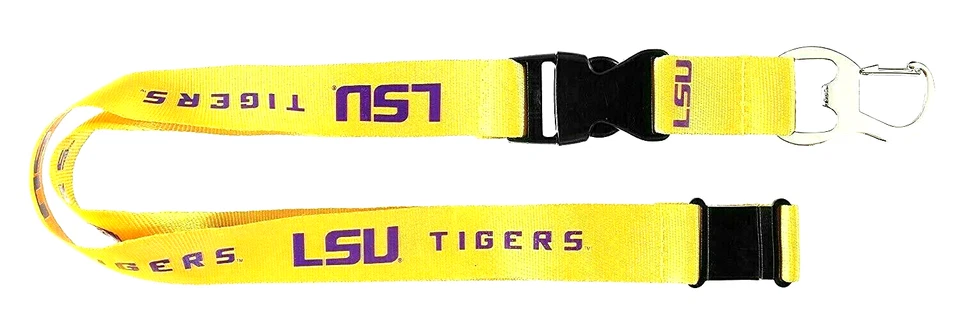 LSU Tigers Abridor de Botellas Estilo ID Cordón/Llavero Mercancía con Licencia NCAA Foto 1 de 1