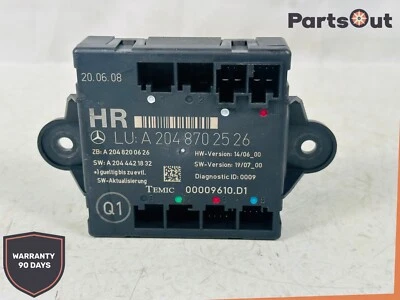 2008-2014 MERCEDES-BENZ C63 AMG REAR Right DOOR Control Module 2048702526 - Image 1 of 4