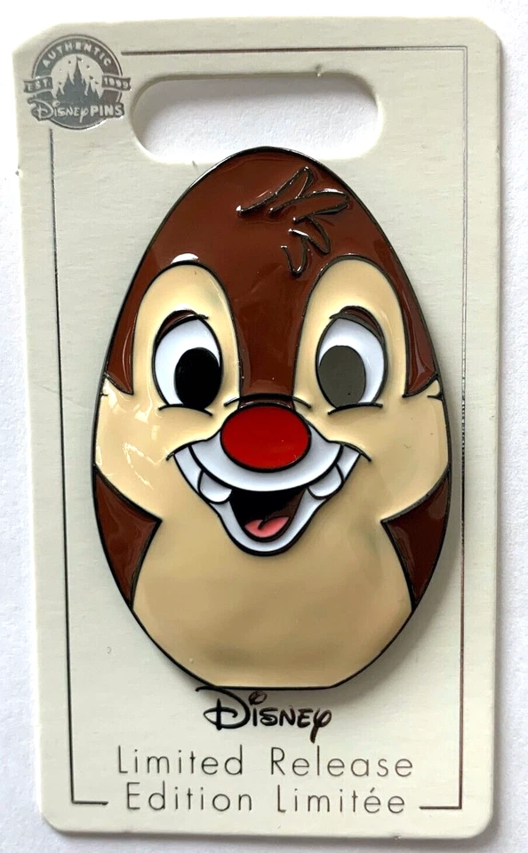 Prendedor LR de huevo de Pascua DALE Chip N Dale 2023 Parques Disney Disneyland Foto 1 de 1