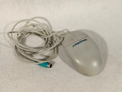 EMachines M-SAS51 Logitech 2 Button Mechanical Ball Mouse Vintage PS/2 - Image 1 of 4