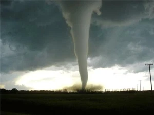 PÓSTER BRILLANTE ELIE MANITOBA TORNADO TORMENTA CANADÁ IMAGEN PANCARTA IMPRESIÓN FOTO 7747 - Imagen 1 de 1
