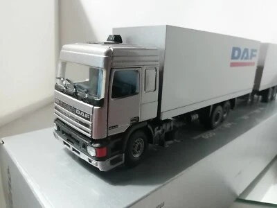 Tekno Daf 95 Daf Promo in grigio 1:50 nella scatola - Immagine 1 di 4