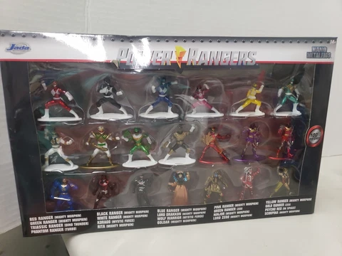 Jada Toys Power Rangers 1.65" Die-cast Metal Collectible Figures 20-Pack Toys Cover