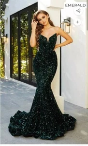 New With Tags PORTIA AND SCARLETT PS21208 size 2 EMERALD - Picture 1 of 7