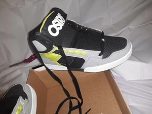 Osiris NYC 83 Men's Size 6 High Top Skate Shoes Green Grey /Lime/Black RARE☆162H - Picture 1 of 2