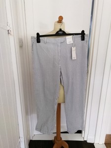 Per Una Cotton Striped Trousers for 