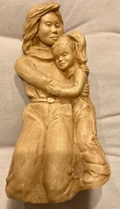 REW Vintage Mother & Daughter Sculpture - Signed - 1983 - Picture 1 of 7