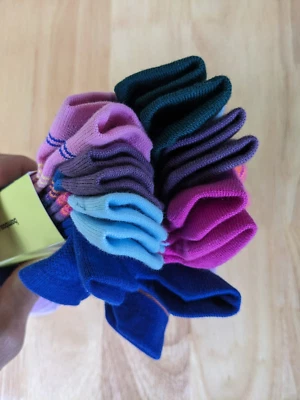 Bombas Woman's FOUR HexTec Performance Running Socks Med, Pink Purple Blue Green - Image 1 of 4