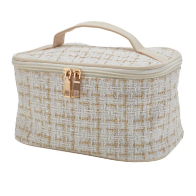 DREAM-HOMELAND Large Capacity Make Up Vanity Case Travel Toiletry Bag Cosmetic Organizer Case