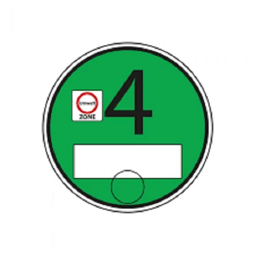 GRÜNE FEINSTAUBPLAKETTE -  LASERDRUCK in FE-SCHRIFT- Offiziell - UMWELTPLAKETTE - Bild 1 von 1