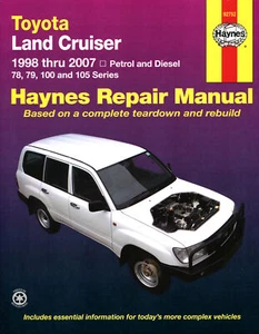 Toyota Land Cruiser 1998-2007 Haynes Repair Manual - Picture 1 of 4