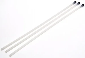 Tubo de plástico de salida blanca de 3 piezas de 17" de largo de 1/4" de diámetro - Imagen 1 de 3