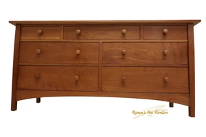 Stickley Harvy Ellis 7 Drawer Dresser With Mirror - Picture 1 of 16