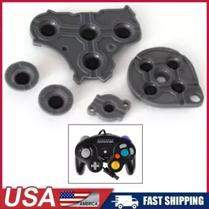 NEU Leitfähiges Silikon Gummi Knopf Kontaktpad Set für Nintendo Game Cube NGC - Bild 1 von 3