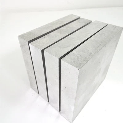 .875" thick  7/8  Aluminum 6061 PLATE  3.625" x 4.125" Long QTY 4  sku 122296 - Image 1 of 4