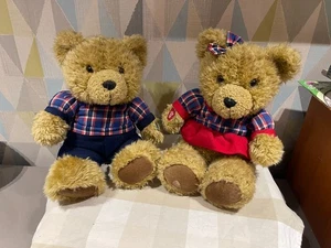 Peterkin Teddy Bear Picnic Plush Singing Bears  11" - Picture 1 of 10