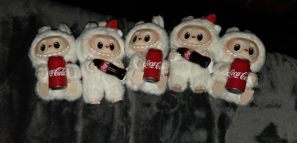 Peluche POP MART The Monsters Labubu Coca-Cola Auténtico Caja Abierta Factor Feliz Foto 1 de 1