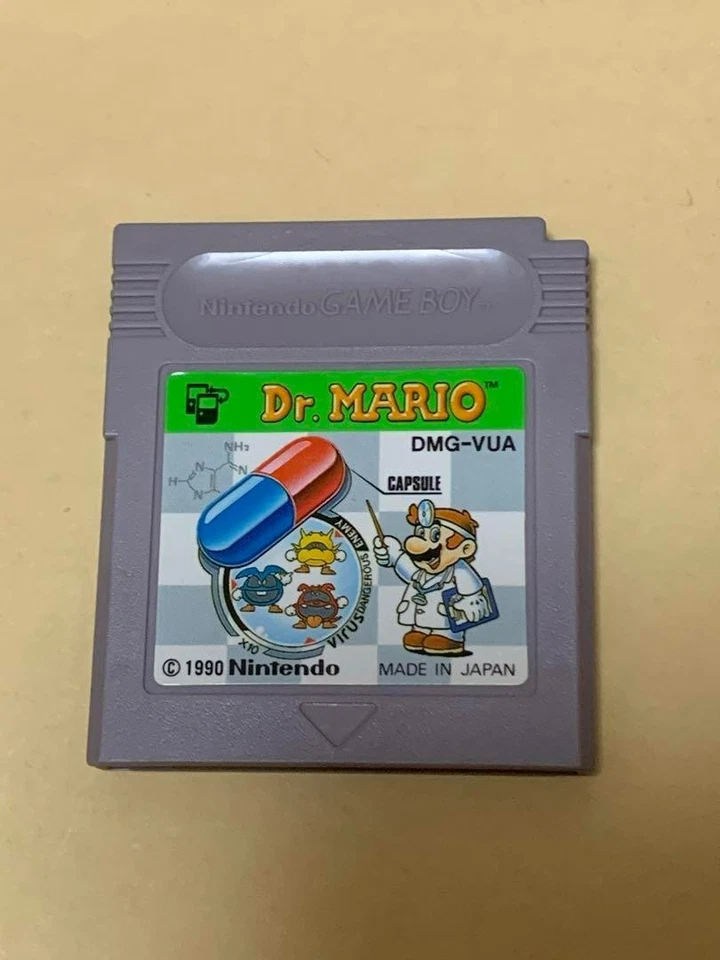 Dr. Mario Nintendo Game Boy 1990 DMG-VUA Japanese Version Puzzle Retro Games - Image 1 of 1