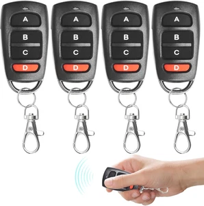 4 PCS Telecomando Universale 433 Mhz, Copia Senza Fili Con 4 Tasti 50 Metri Gamm - Foto 1 di 6
