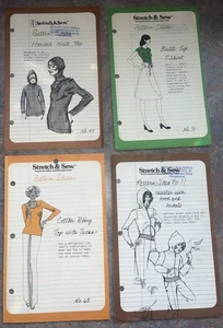 Stretch And Sew Pattern Idea Booklet Pamphlet Lot Of 4 Vintage 70s - Free Ship - Picture 1 of 5